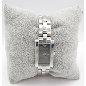 Women Emporio Armani Quartz WR Analog 16mm Tank Style Watch (H603) "New Battery"